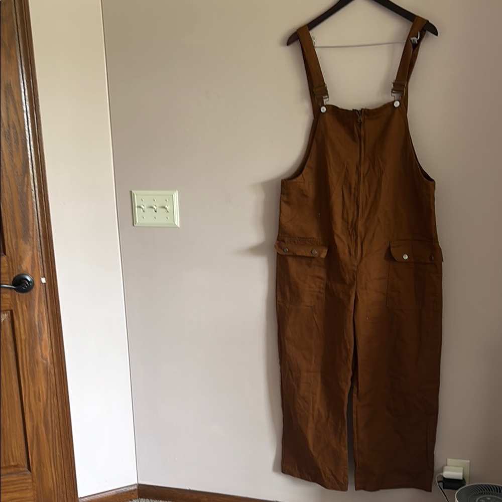 Brown Overalls
